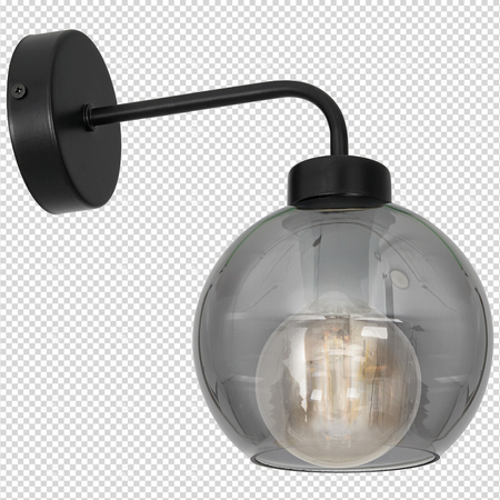 Milagro Kinkiet SOFIA SMOKED 1xE27 MLP6571 CZARNY