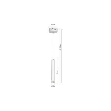 Milagro LAMPA WISZĄCA ALBA 5W LED ML188 BIAŁY