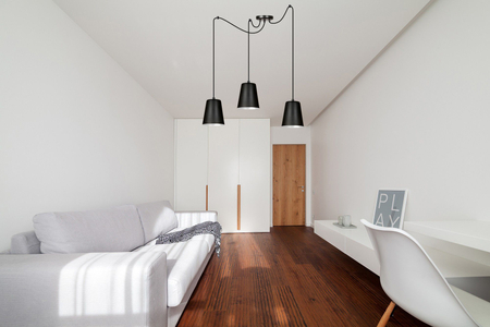 Lampa wisząca LINK 3 BLACK / WHITE Emibig 454/3 biały/czarny