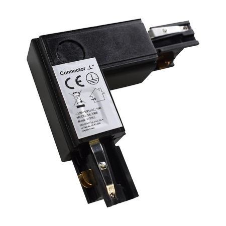 Eko-Light Łącznik Lampy Track Light Czarny 3-obwodowy Typ: LU ML7088 CZARNY