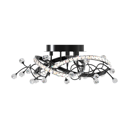 Lampa sufitowa Zuma Line MX3481-1S-3BCT MAIA LAMPA SUFITOWA CZARNA/BLACK