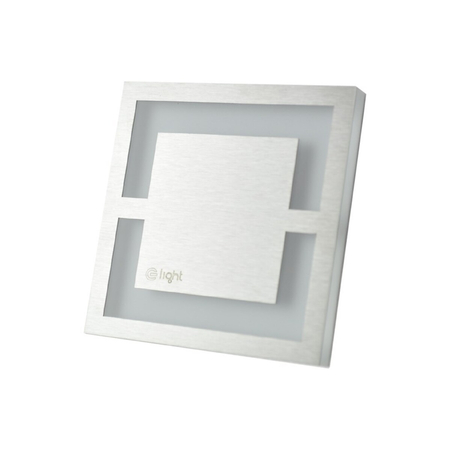 Eko-Light Oprawa schodowa QUADRO Barwa Neutralna 4000K EKS0414 BIAŁY / SREBRNY
