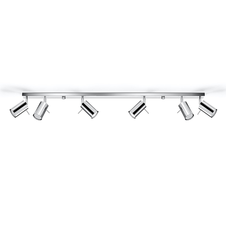 Sollux Lighting Plafon RING 6L czarny SL.0334
