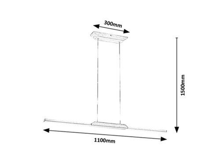 Lampa wisząca Rabalux Tamur 72084 buk