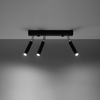 Sollux Lighting Plafon EYETECH 3 czarny SL.0899