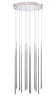 Lampa wisząca LOUISE 12 CH Azzardo AZ3422 chrom