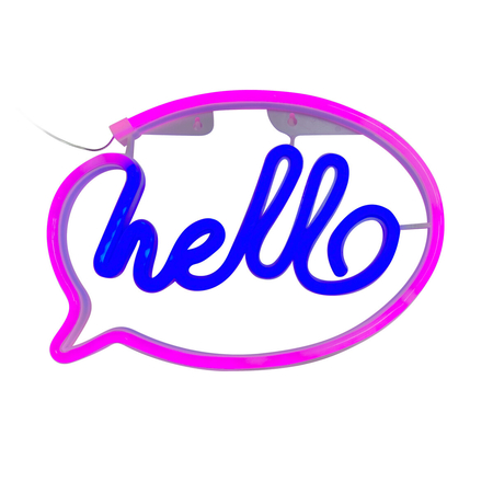 Kinkiet Zuma Line FM-NL41 NEON HELLO LED