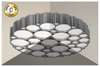 Lampa sufitowa Rabalux Andela 6039 srebrny