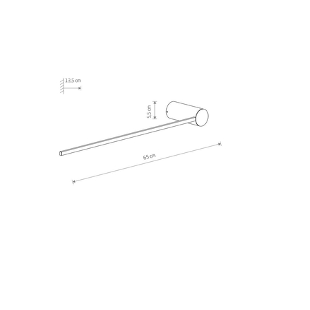Kinkiet ARM LED M Nowodvorski 10855 czarny