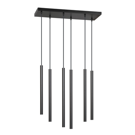 Lampa wisząca SELTER 6 BLACK Emibig 552/6 czarny