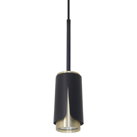 Milagro FLOWER BLACK GOLD LAMPA WISZĄCA 1xGU10 ML0267 CZARNY + ZŁOTY