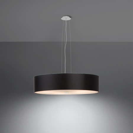 Sollux Lighting Żyrandol SKALA 50 czarny SL.0758