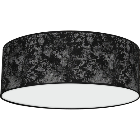 Milagro Lampa Sufitowa SATINO SILVER 3xE27 Ø50cm MLP7329 CZARNY