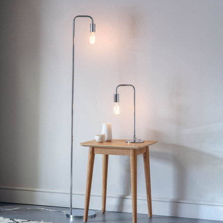 Lampa stołowa Endon Lighting Rubens 76344 chrom