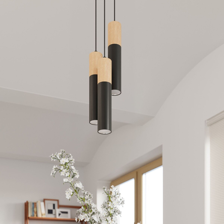 Sollux Lighting Lampa wisząca PASTELO 1 beton SL.1271