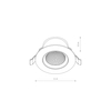 Oczko EGINA LED 10W Nowodvorski 10554 czarny