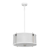 Lampa wisząca Elstead Lighting Corona biały/szary DL-CORONA-3P-WPN