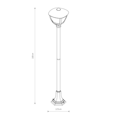 Lampa zewnętrzna AMELIA Nowodvorski 10497 czarny
