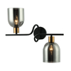 Kinkiet Italux Servio WL-66892-2A-BK-SG Czarny