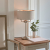 Lampa stołowa Endon Lighting Highclere 94369 chrom