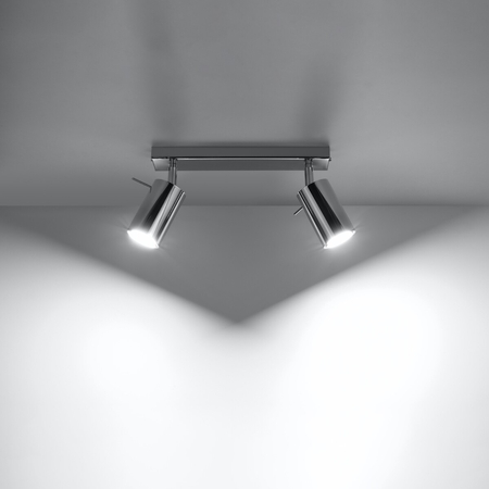 Sollux Lighting Plafon RING 2 czarny SL.0092
