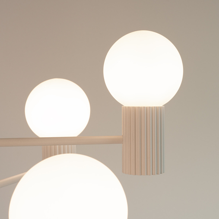Sollux Lighting Żyrandol HALO 6 beżowy SL.1831