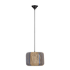 Lampa wisząca Luces Exclusivas BELUNCA LE45351 drewno jasne i ciemne, niebieski