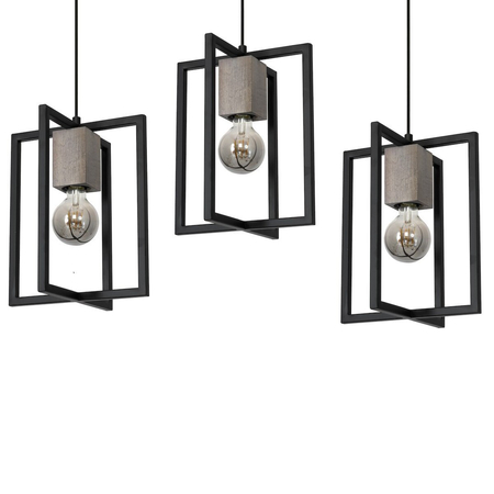 Milagro Lampa Wisząca Ralph 3xE27 MLP3712 CZARNY