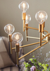 Lampa wisząca Markslöjd REGENT 108106 złoty
