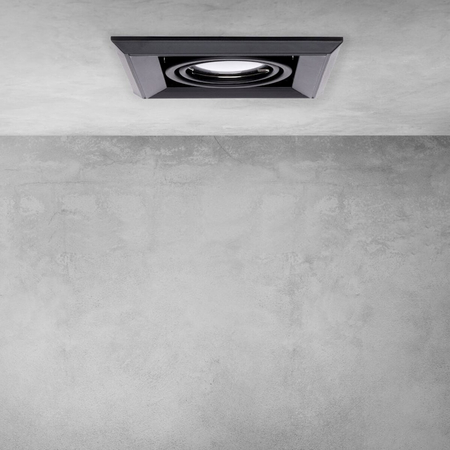 Milagro Lampa Podtynkowa Blocco 1x7W GU10 Led Czarny ML472 CZARNY