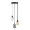 Lampa wisząca ASTRAL 3 Emibig 1268/3PREM czarny/złoty