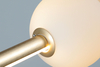 Lampa wisząca SANDRA 3 GO Azzardo AZ4427 gold / milky white