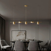 Lampa wisząca Abigali Glichio 35W 120cm liniowa nowoczesna złota