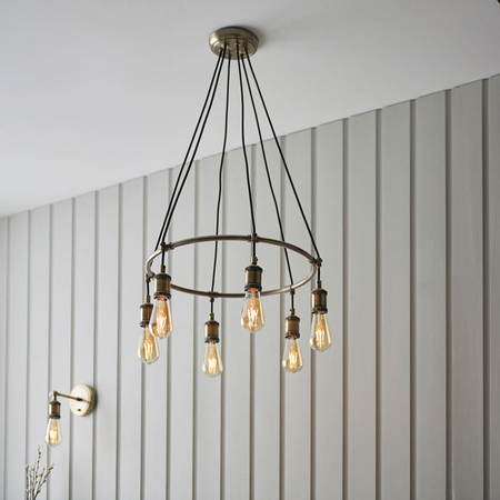 Endon Lighting Lampa wisząca 99914 mosiądz