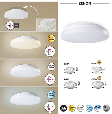 Lampa zewnętrzna Rabalux Zenon 2699 biały
