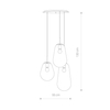Lampa wisząca PEAR Nowodvorski 7794 przezroczysty