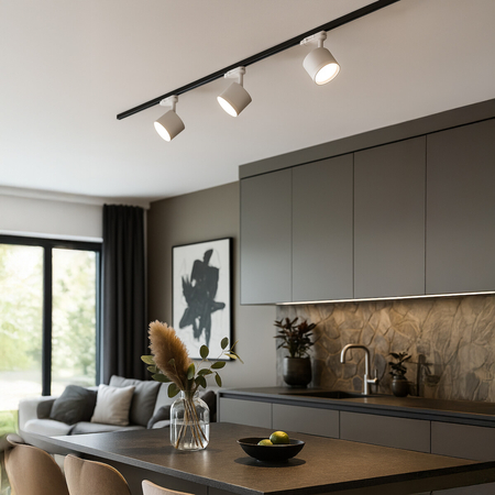 Milagro Oprawa Cyklop Track Biały 1xGx53 3-Obwodowy ML2130 BIAŁY