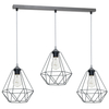 Milagro Lampa wisząca BASKET GRAY 3xE27 MLP7217 Szary