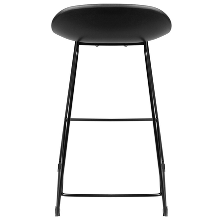 Krzesło barowe ROLF czarne 76