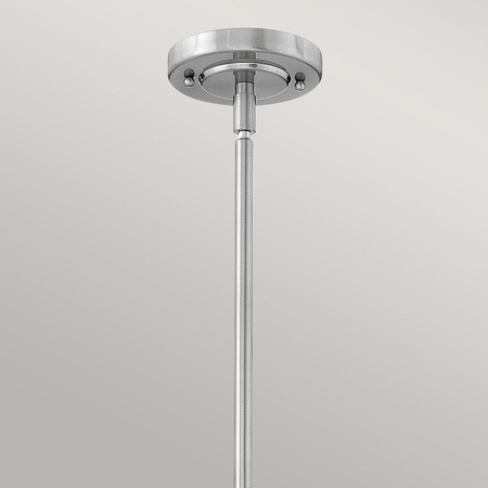 Lampa wisząca Elroy - 1 źródło światła - Szczotkowany nikiel Quintiesse QN-ELROY-BN