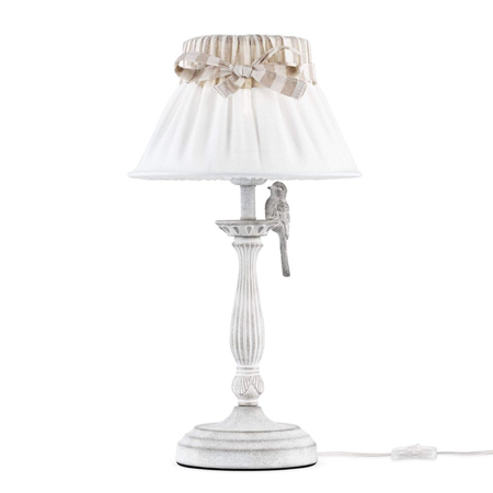 Lampa stołowa Maytoni ARM013-11-W Bird - Biały Antyczny