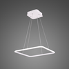 Lampa wisząca Ledowe kwadraty No.1 biała out 3k