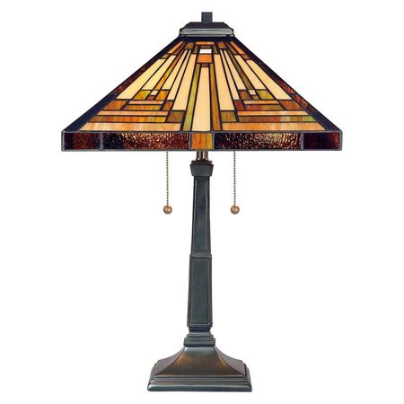 Lampa stołowa Elstead Lighting Stephen brąz QZ-STEPHEN-TL