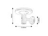 Lampa solarna Rabalux Alaska 77017 antracyt