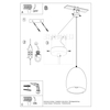 Sollux Lighting Lampa wisząca ceramiczna FLAWIUSZ SL.0848