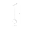 Lampa sufitowa LVM LID LED 8W Nowodvorski 10153 czarny