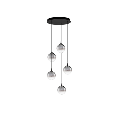 Lampa wisząca Luces Exclusivas LURVELA LE45130 szary i odcienie szarości, czarny