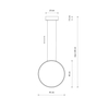 Lampa sufitowa CIRCOLO LED S Nowodvorski 10860 czarny