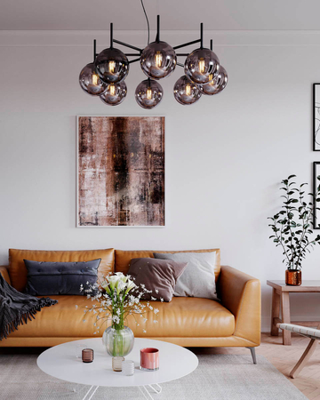 Lampa wisząca By Rydens Boyle 4202030-4505 smokegrey