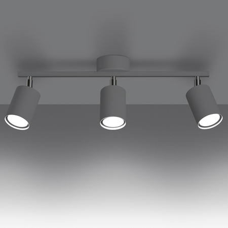 Sollux Lighting Plafon LEMMI 3 czarny SL.1128